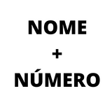 Nome + Número - Estampado na Camisa